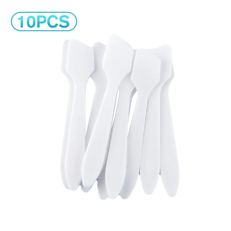 10 Pcs Mini Cosmetic Spatulas for Face Creams and Makeup Masks