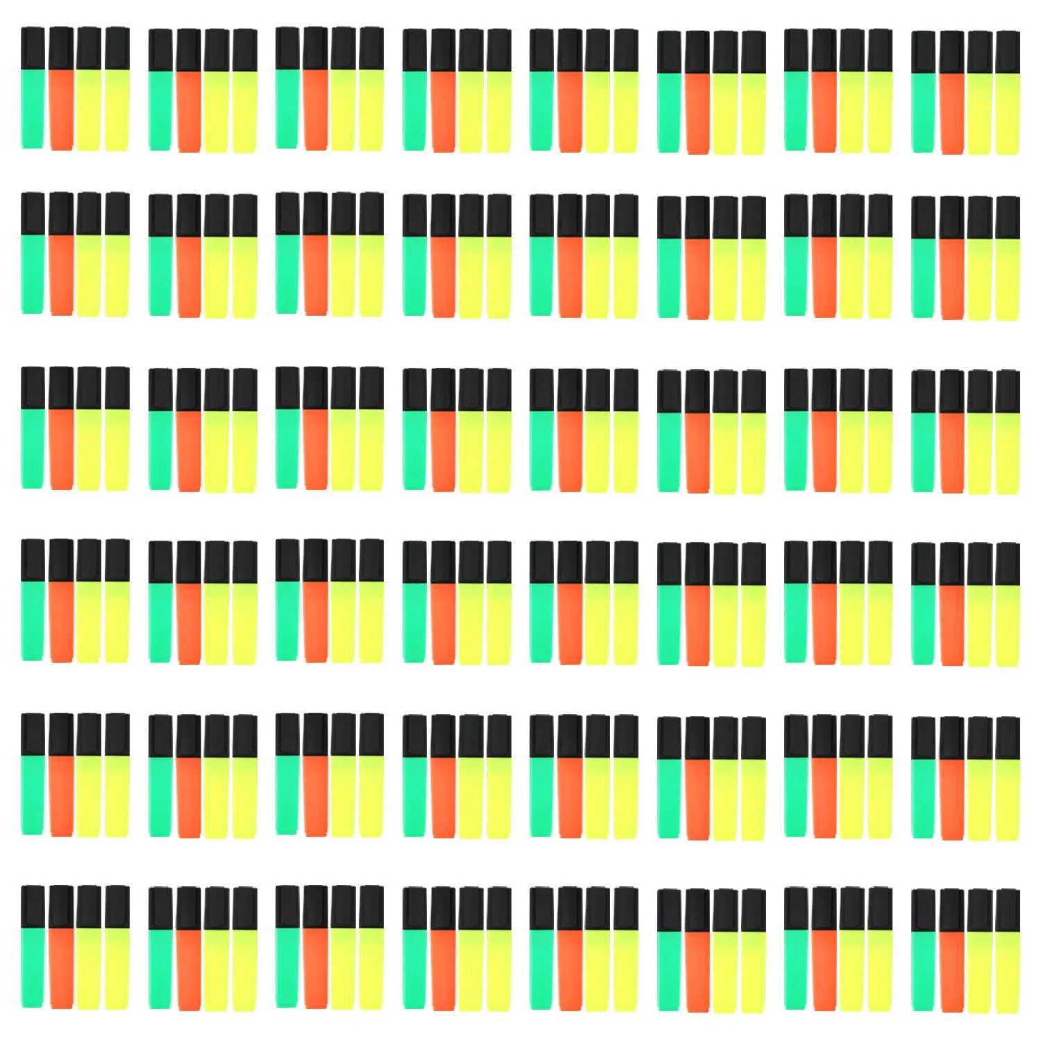 4 Pack of Assorted Highlighters - Bulk School Supplies Wholesale Case of 48 Packs of Assorted Highlighters