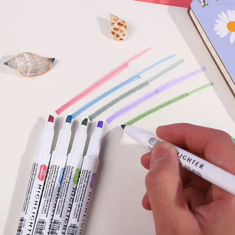 5 10 Colour Dual Tip Highlighters Kawaii Japanese Art Markers