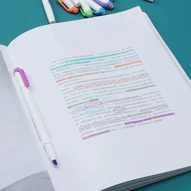 5 10 Colour Dual Tip Highlighters Kawaii Japanese Art Markers