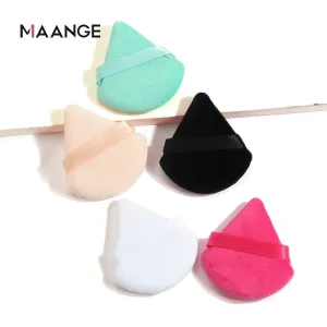 5 Pcs Powder Puff Face Soft Triangle Makeup Tool Loose Powder Body Powder Makeup Sponges Blender Contouring Under Eyes ,Corner