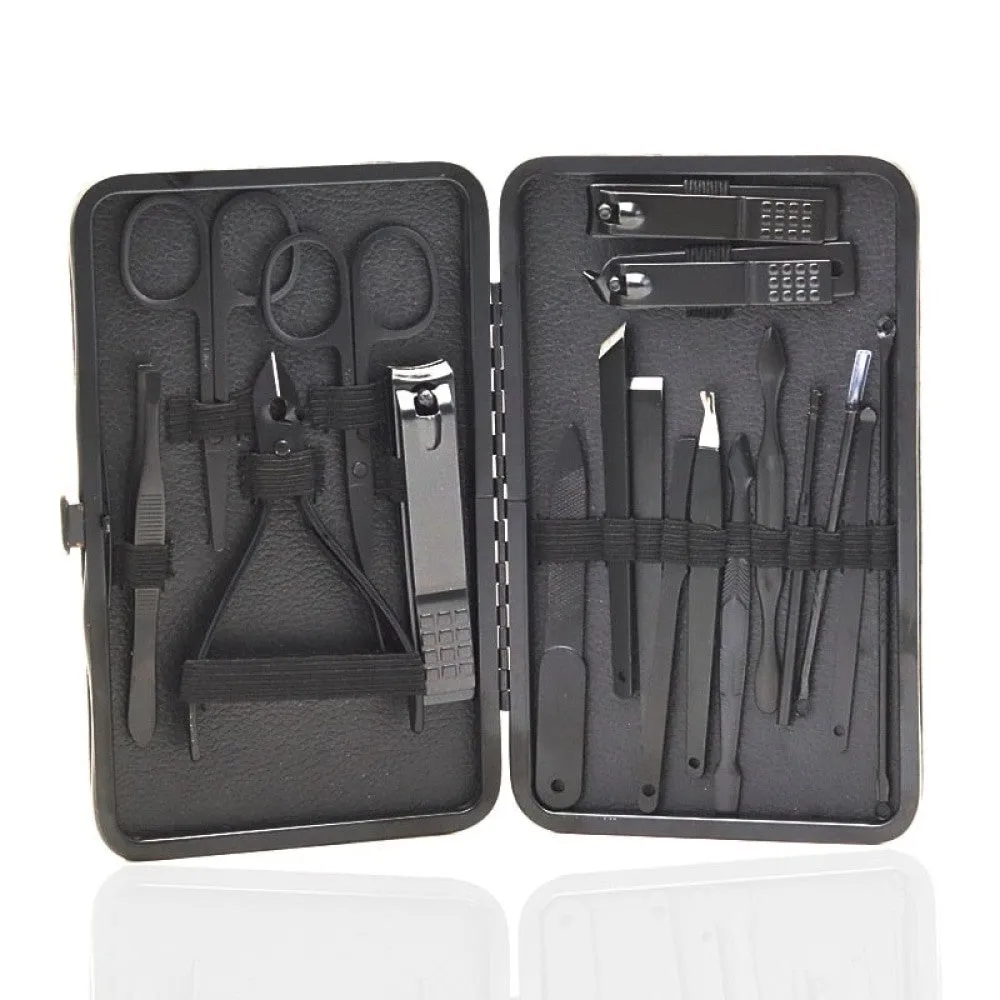 7or 18pcs Manicure Cutters Nail Clipper Set Household Stainless Steel Ear Spoon Pedicure Scissors Tool for Beauty