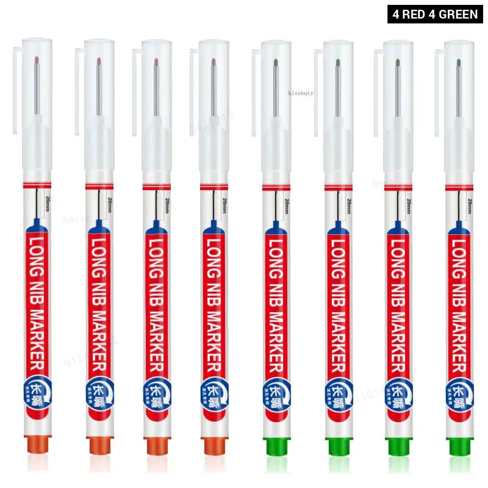 8 Pieces Perforating Nib Markers for Metal Wood