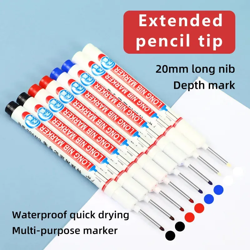 8 Pieces Perforating Nib Markers for Metal Wood
