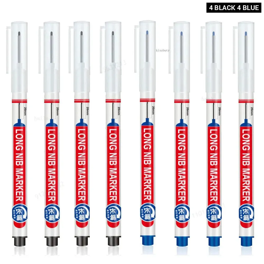 8 Pieces Perforating Nib Markers for Metal Wood