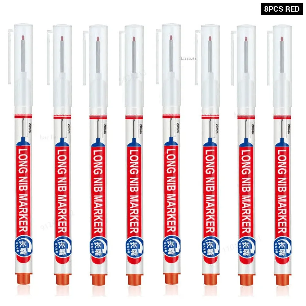8 Pieces Perforating Nib Markers for Metal Wood
