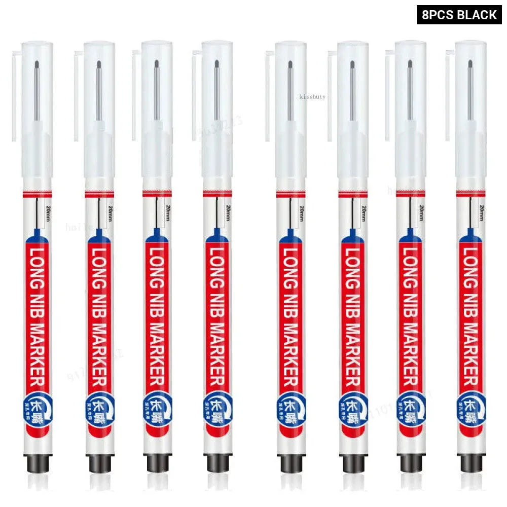 8 Pieces Perforating Nib Markers for Metal Wood