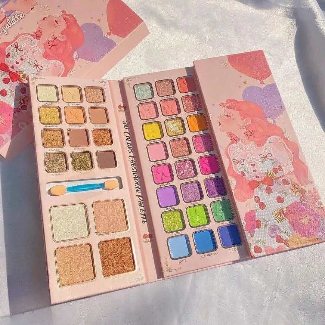 80 Colors Pearlescent All-in-One Makeup Palette