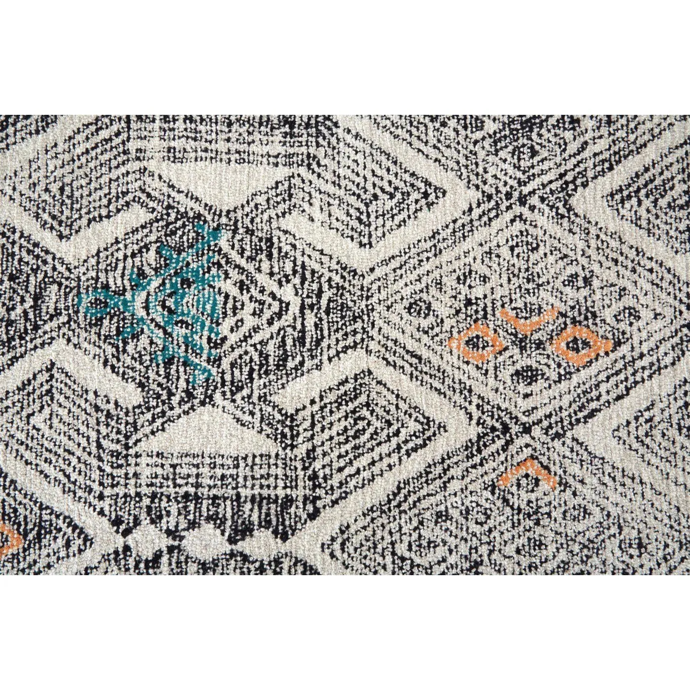 Arazad 7238479F Black/Tangerine Rug