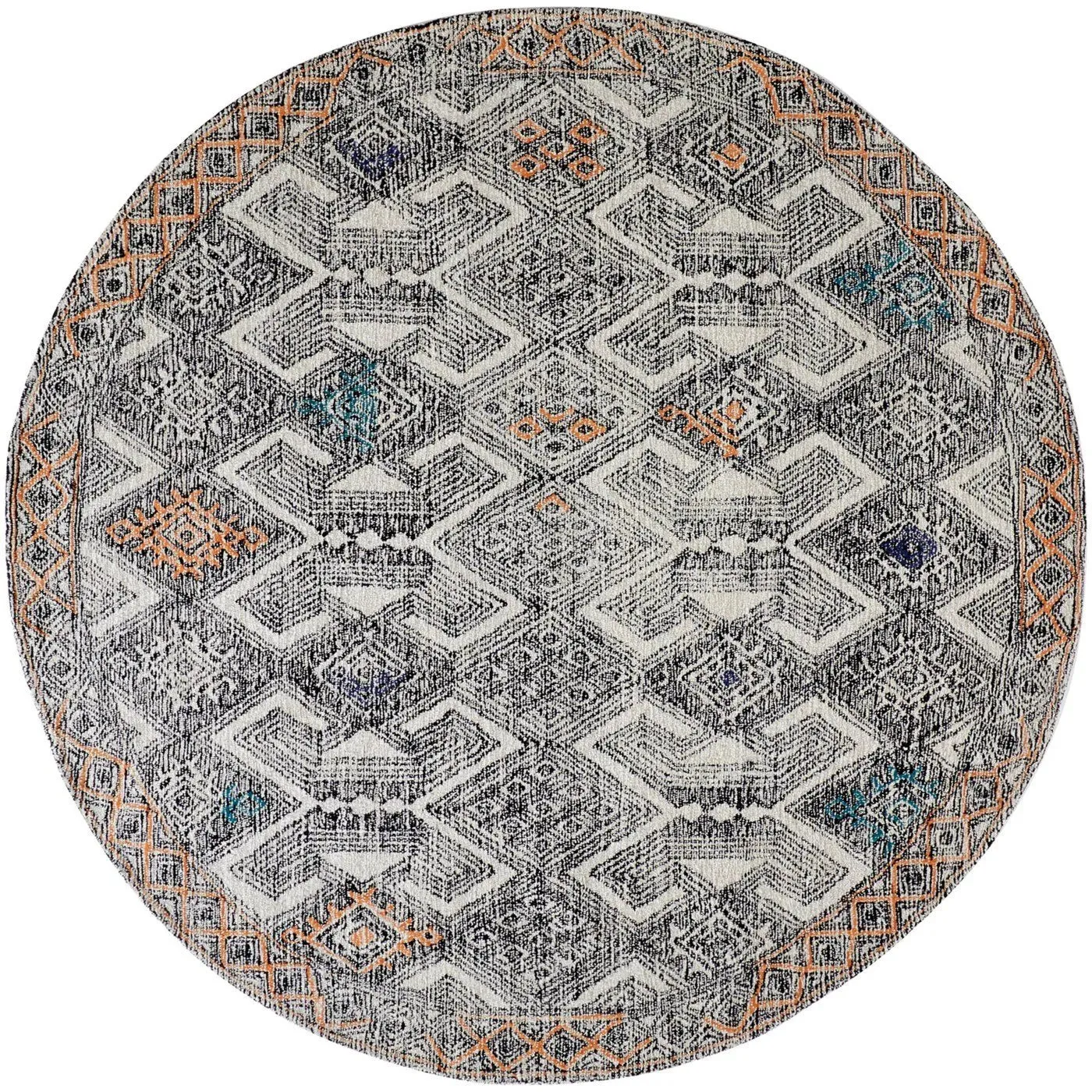 Arazad 7238479F Black/Tangerine Rug