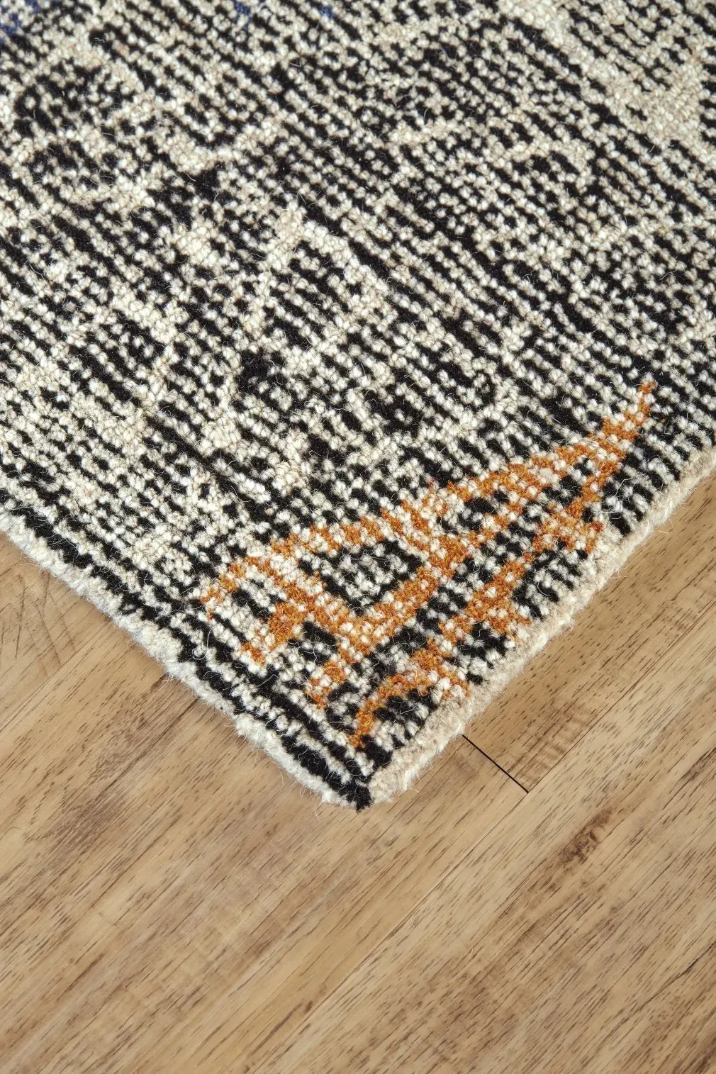 Arazad 7238479F Black/Tangerine Rug