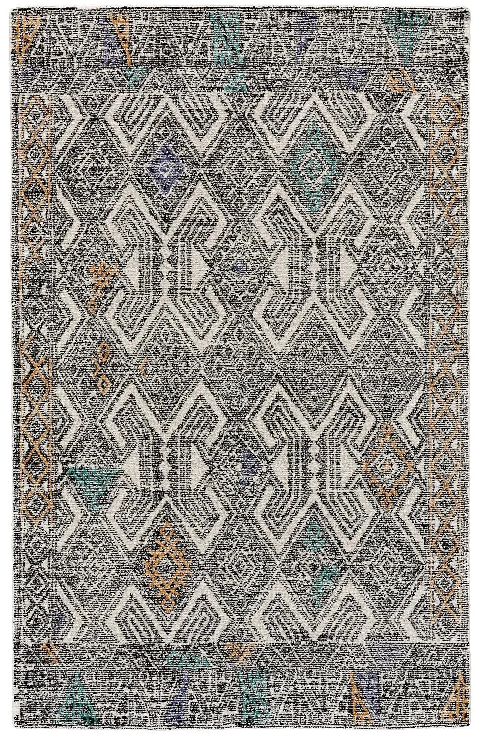 Arazad 7238479F Black/Tangerine Rug