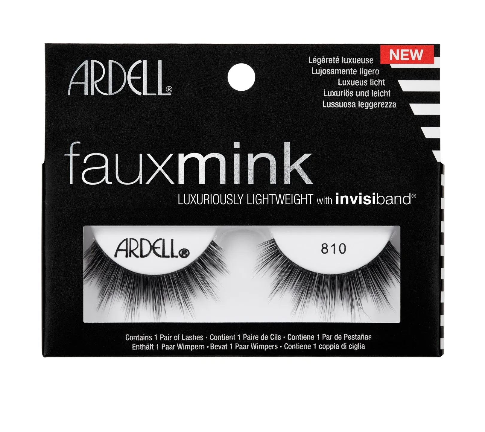 Ardell Faux Mink Black Lashes 810