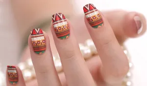 Aztec Nail Polish Stickers