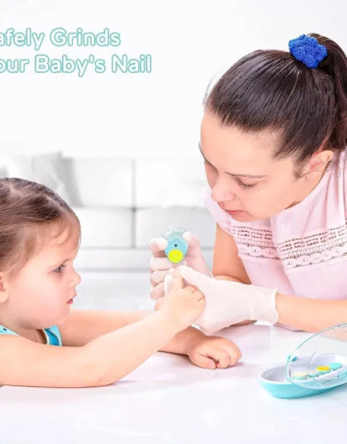 Baby Nail Clippers with Light Baby Nail File Grinder Set Safe Nail Trimmer Kit