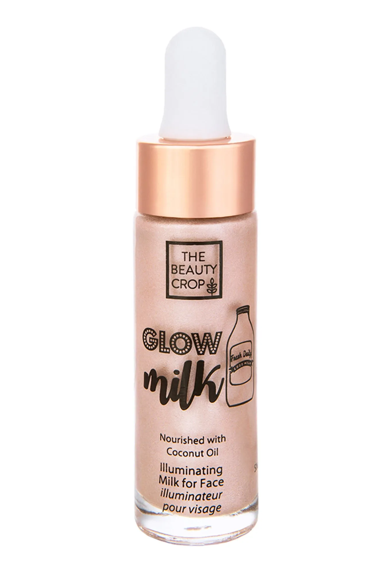 Beauty Crop Glow Milk Dropper Liquid Highlighter Just Dew It