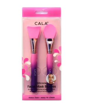 Cala Pink Silicone Facial Mask Brush