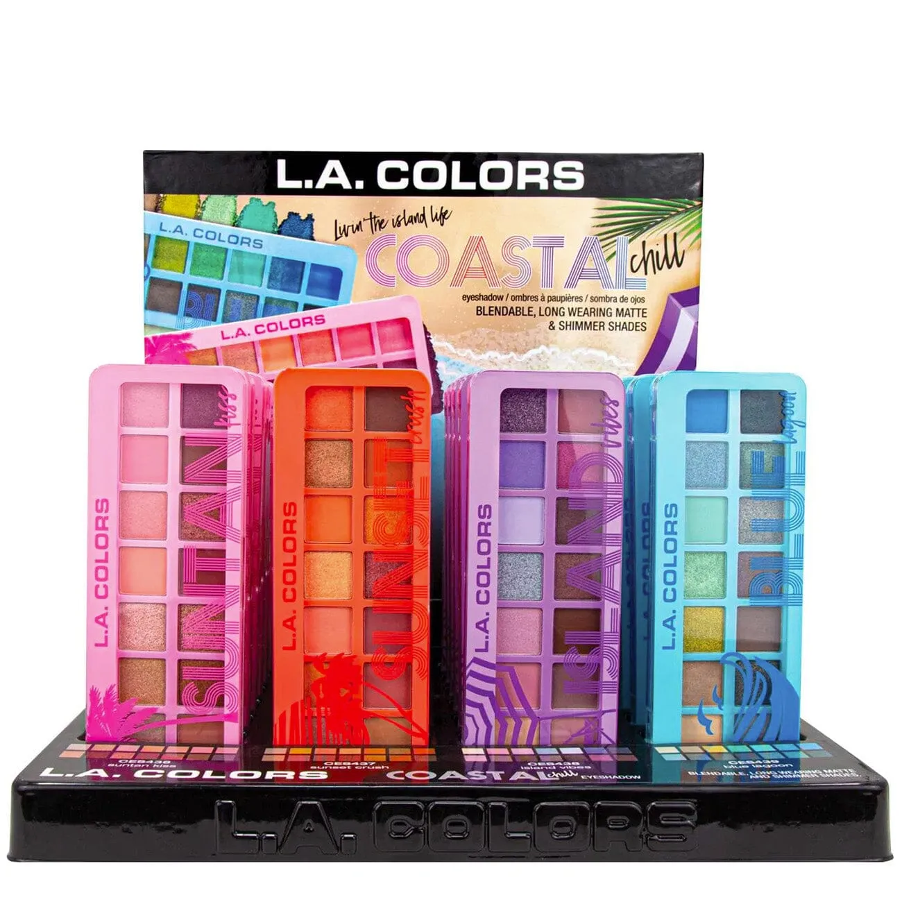 Coastal Chill Eyeshadow 14 Color Palette (24 units)
