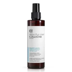 Collistar Active Puri Liquid hair conditioner with hyaluronic acid moisturizing for frequent use, for all hair types, 200 ml