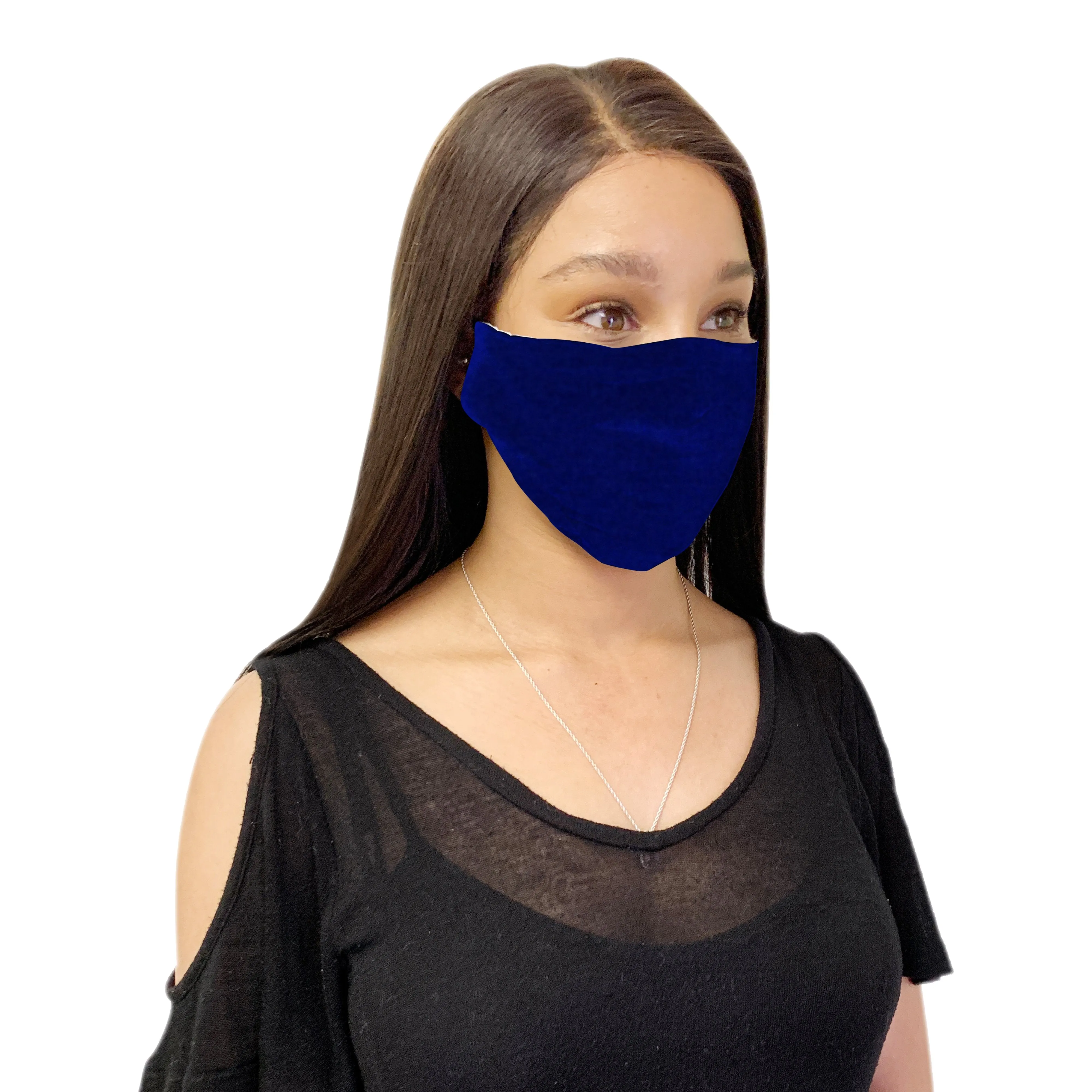 Cotton Face Mask 4 Pack Cloth Masks Multi Color for Mouth Nose Washable Reusable Double Layer Adjustable Unisex