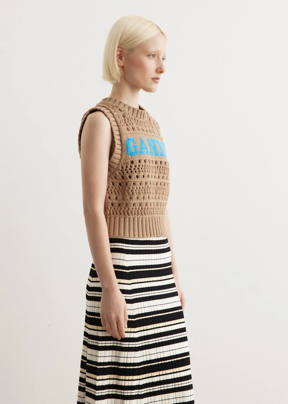Cotton Rope Short Vest