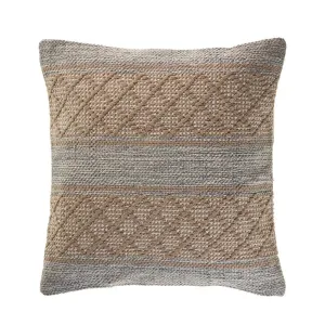 Criss Cross Beige  LR07432 Throw Pillow