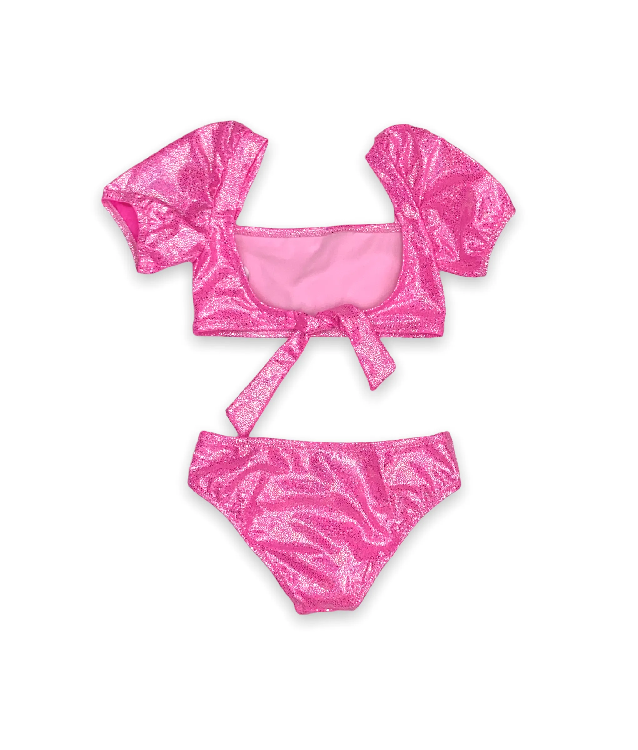 Daisy Glitter Neon Pink Bikini