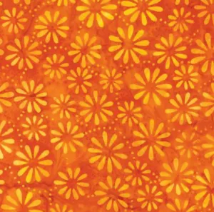 DAISY TANGERINE FABRIC