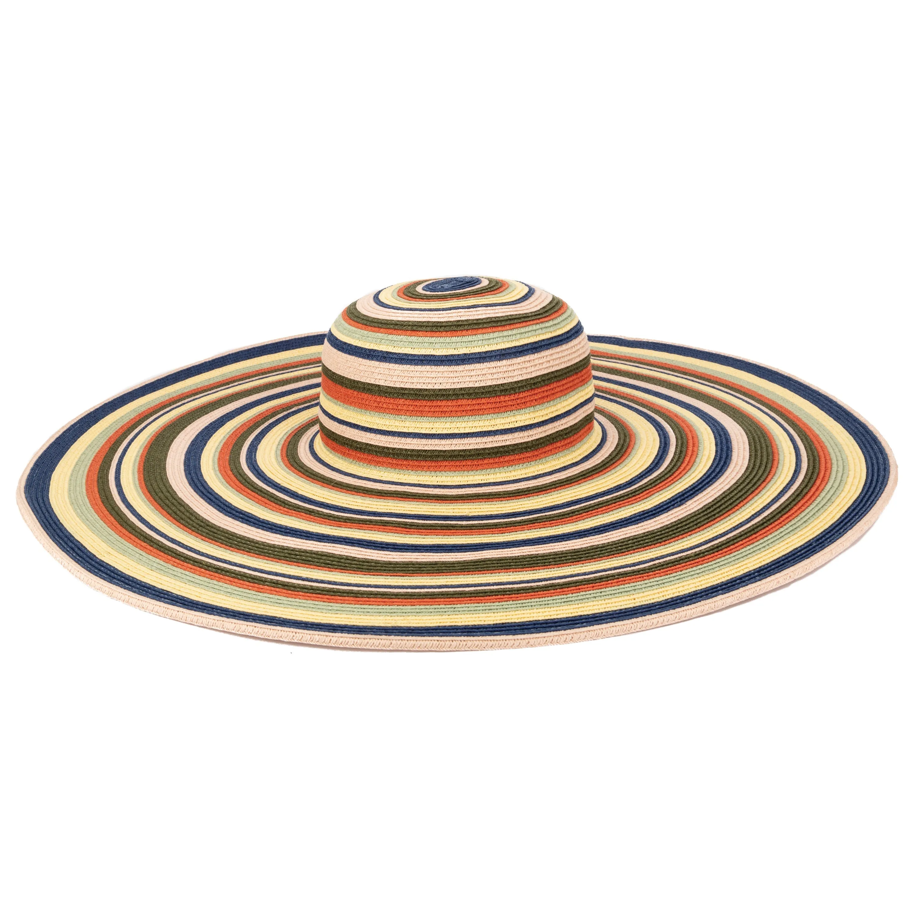 Day Off - Multi Striped Round Crown Floppy