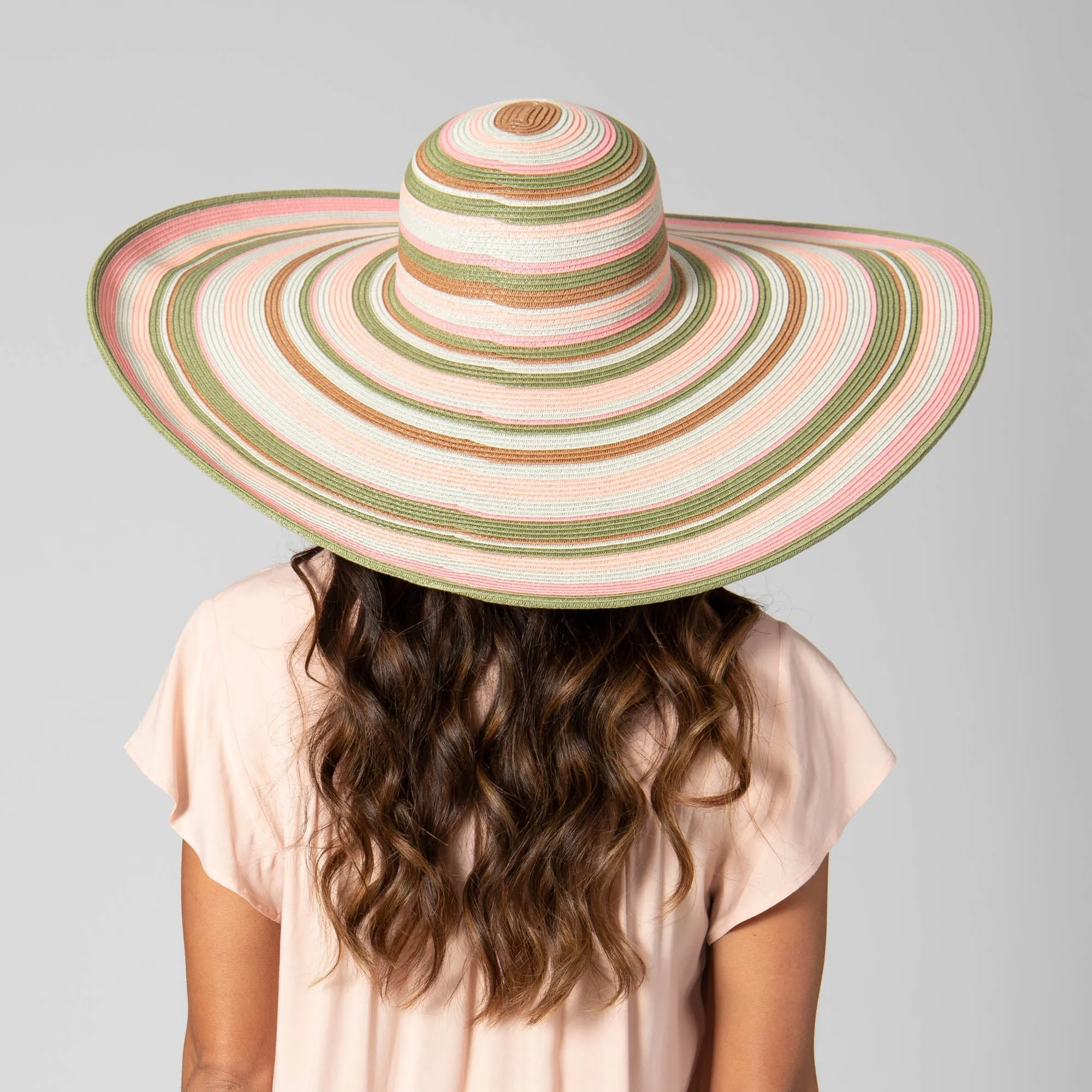 Day Off - Multi Striped Round Crown Floppy