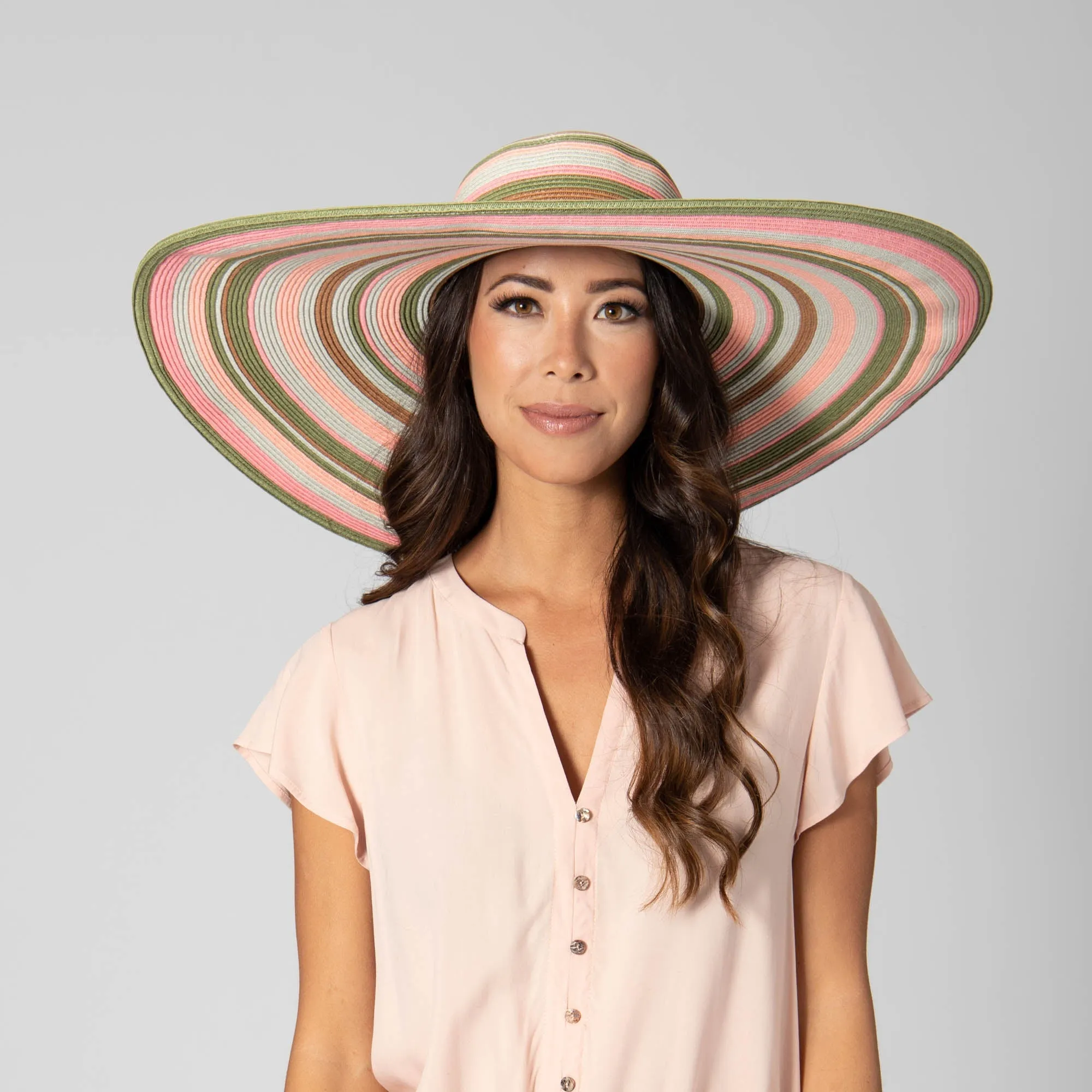 Day Off - Multi Striped Round Crown Floppy