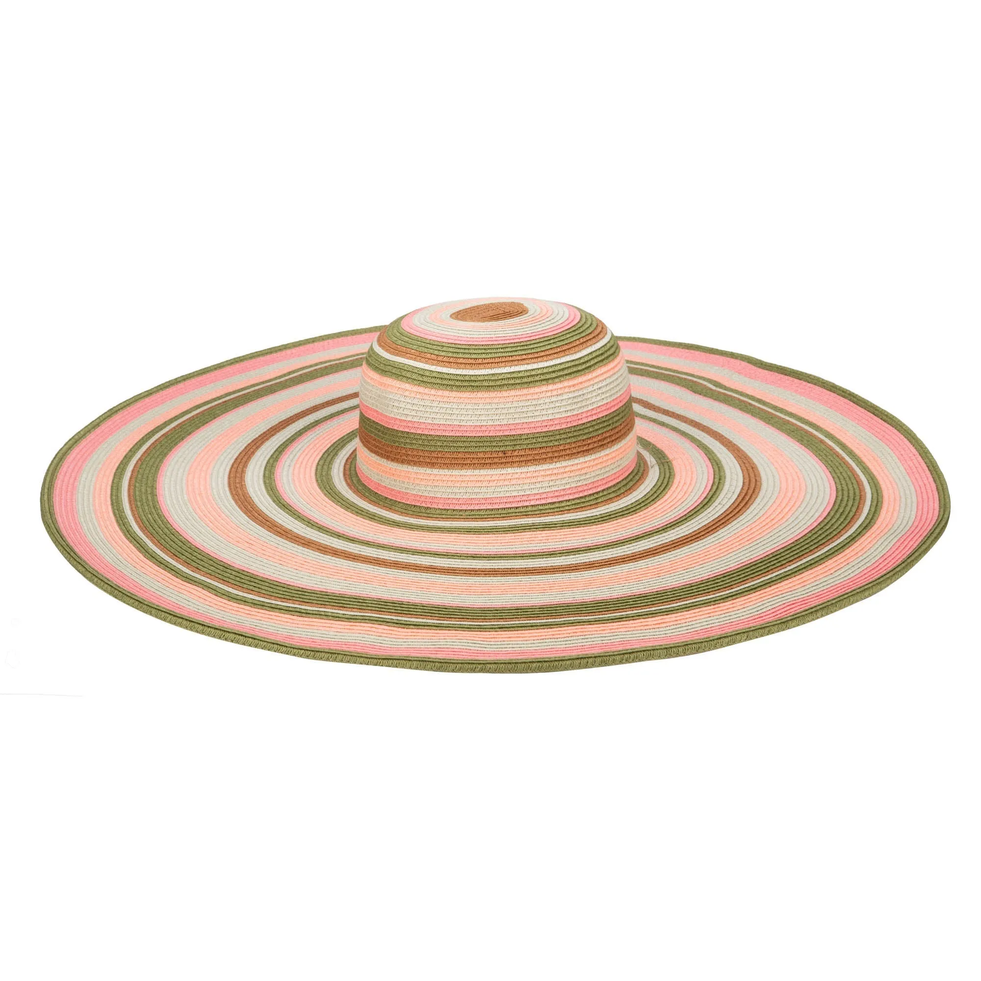 Day Off - Multi Striped Round Crown Floppy