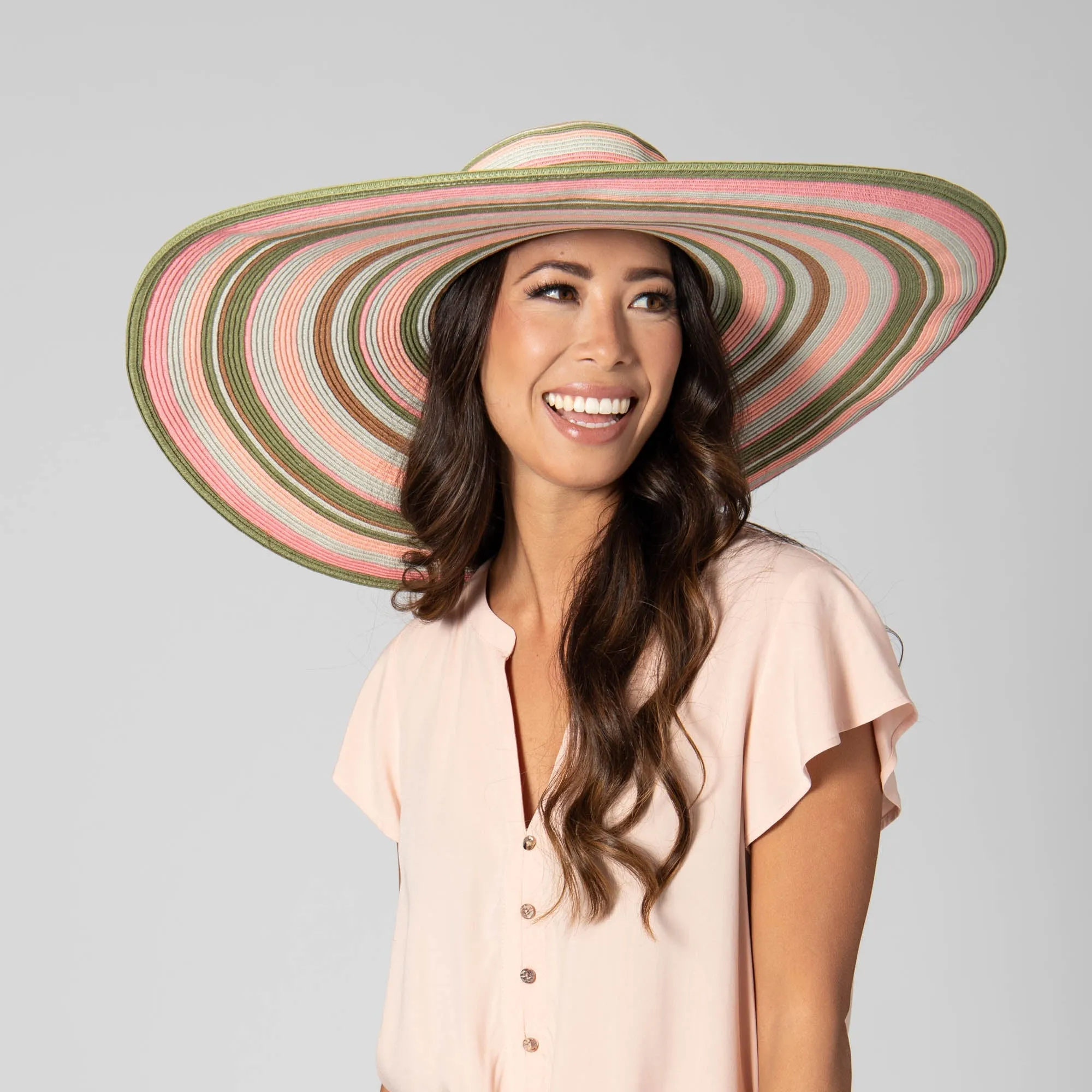 Day Off - Multi Striped Round Crown Floppy