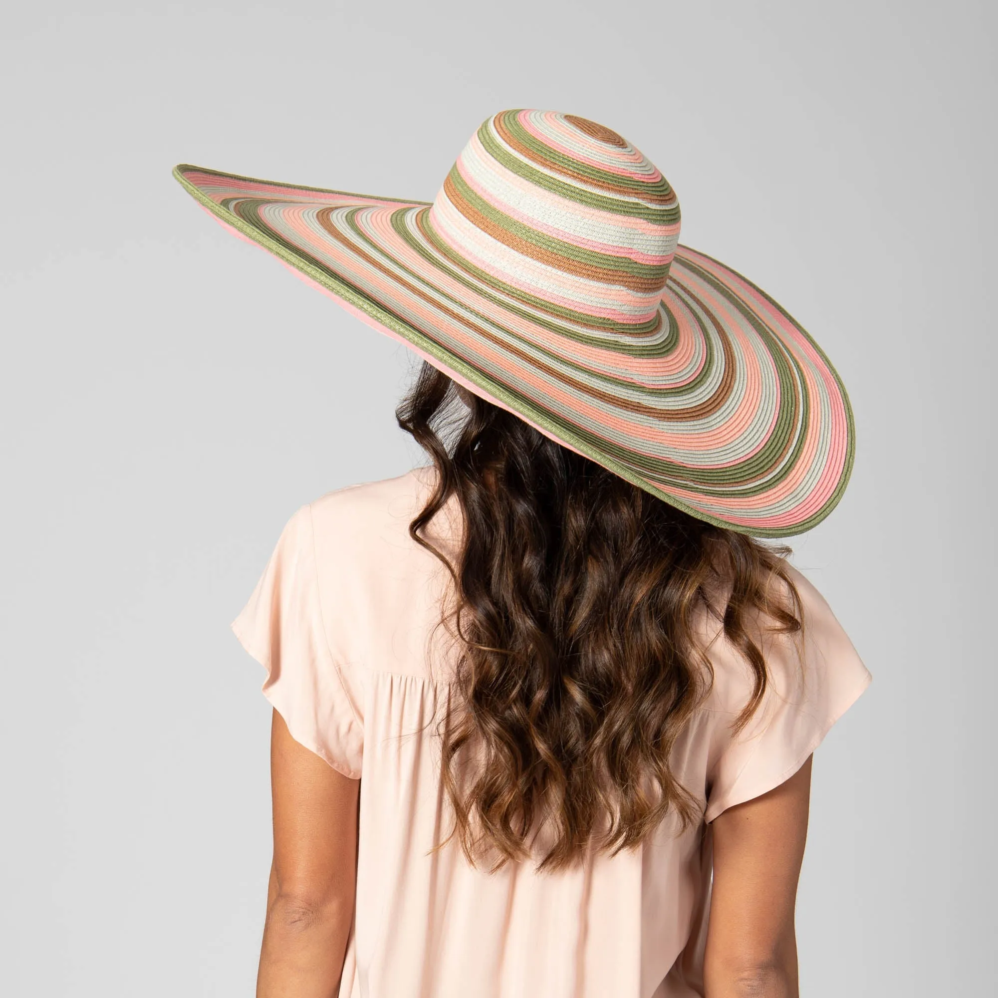 Day Off - Multi Striped Round Crown Floppy