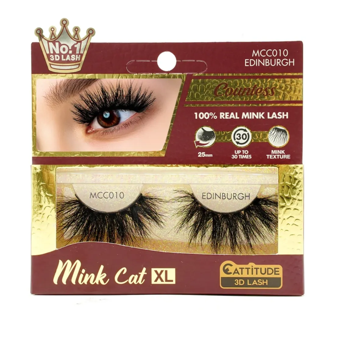 EBIN - COUNTESS MINK CAT 25MM 3D EYE LASH