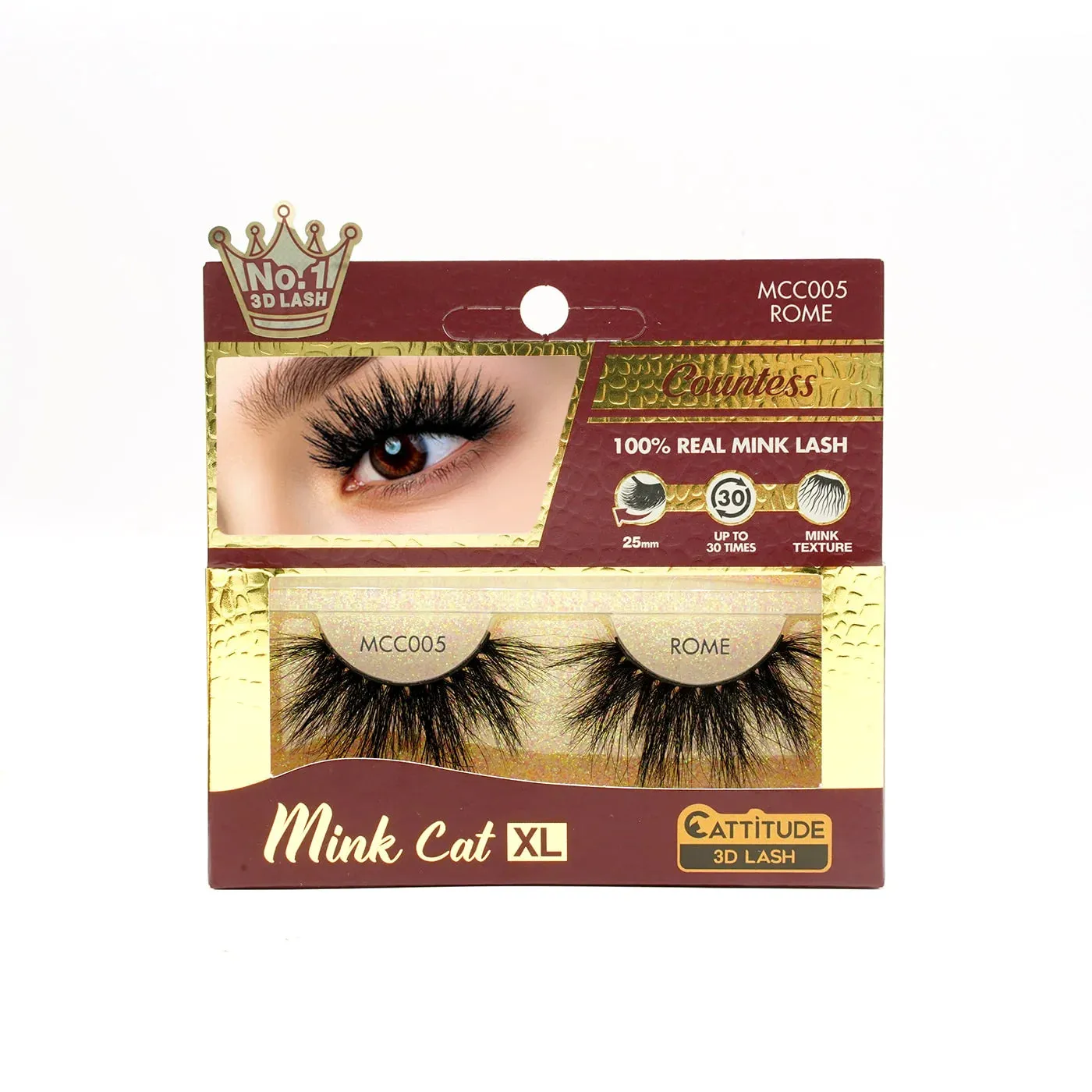 EBIN - COUNTESS MINK CAT 25MM 3D EYE LASH