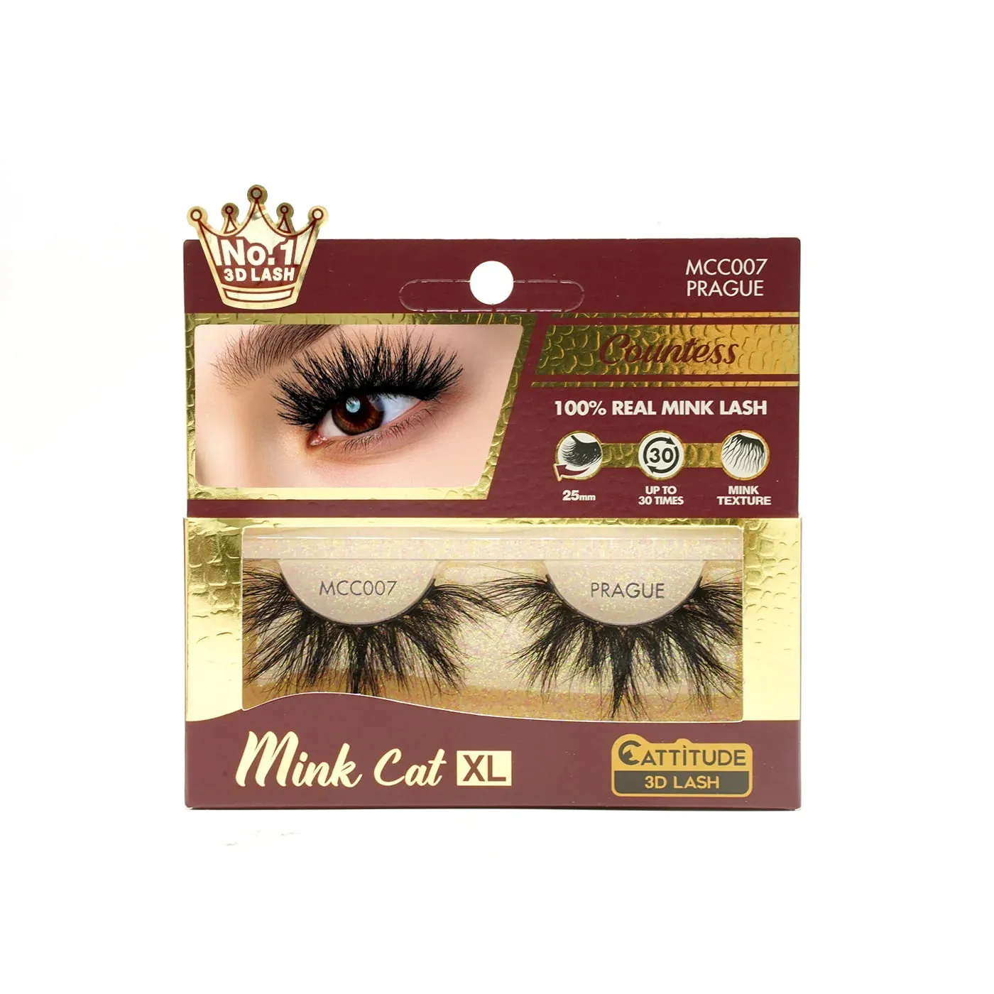 EBIN - COUNTESS MINK CAT 25MM 3D EYE LASH