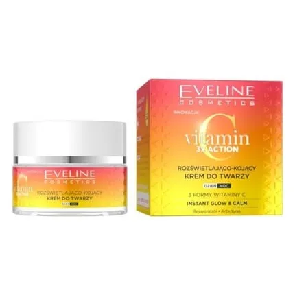 Evel Vitamin C 3x Action Brightening & Soothing Face Cream 50ml Assorted