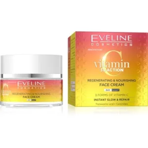 Eveline Vitamin C 3x  Action Restoring Nourishing Day Night Face Cream 50 ml