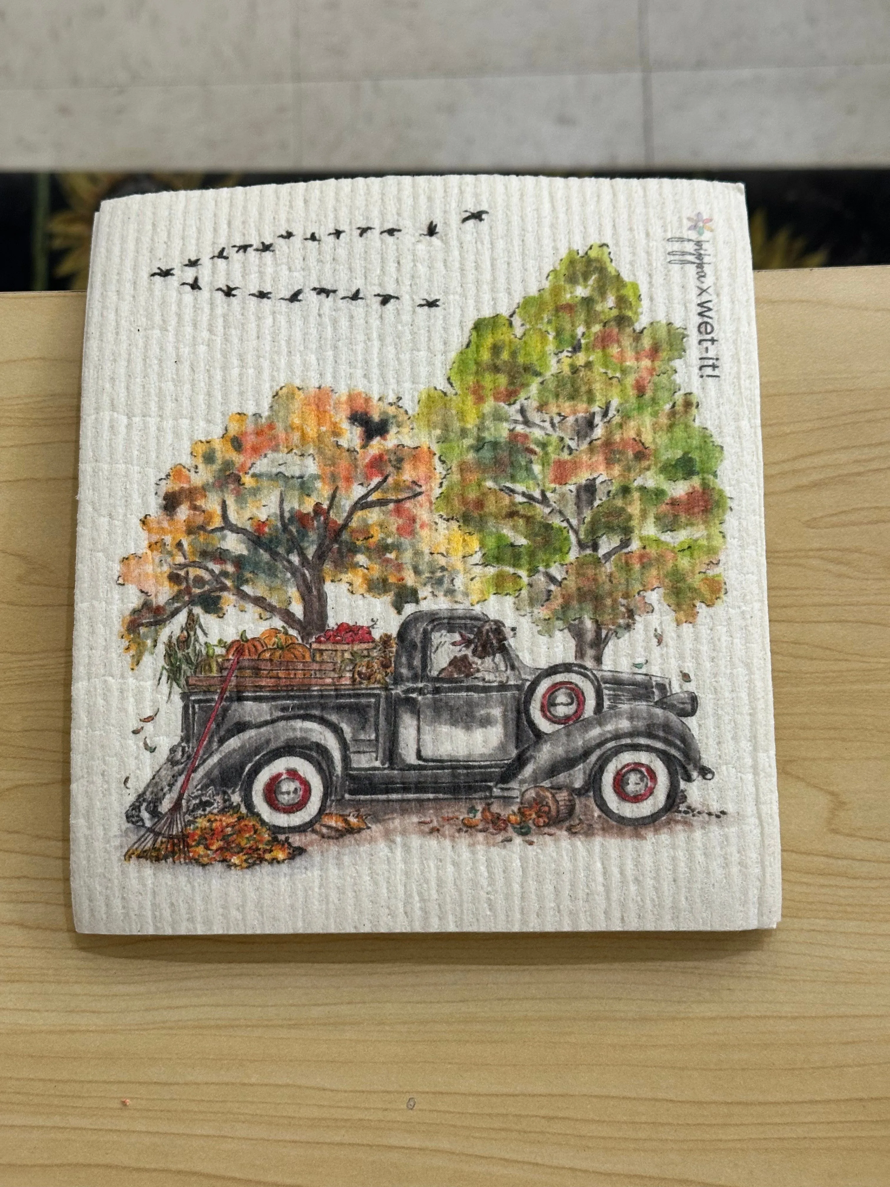 Fall Fun Wet It! Kitchen Cloth