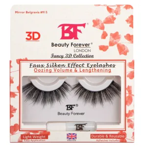 Faux Silken Effect 3D Eyelashes- Mirror Belgravia No.915 (Oozing Volume & Lengthening)