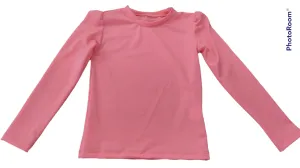 Girls Rash Guard Shirt New Origami Pink