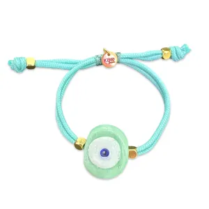 Greek eye bracelet turquoise big