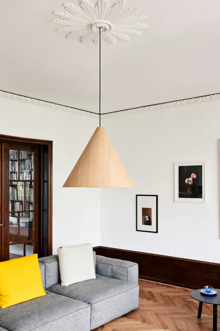 HAY | Johan van Hengel 30 Degrees Pendant Natural Oak - Medium Shade