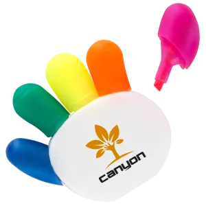 Hi-Five Highlighters - Unprinted sample