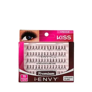KISS iENVY PREMIUM LASHES-Ultra Black Flare