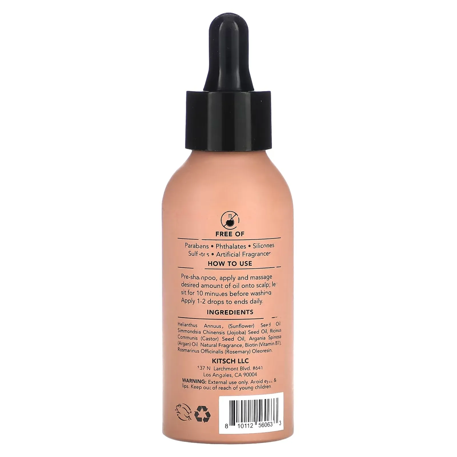 Kitsch Rosemary & Biotin Scalp Oil, 60 ml.