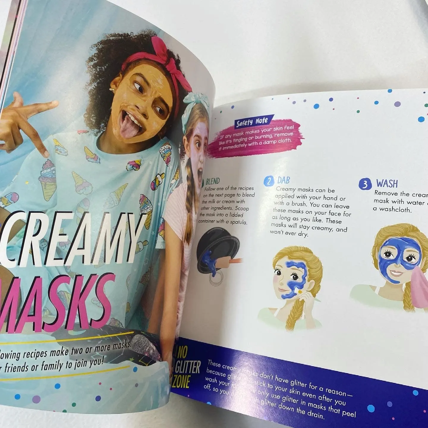 Klutz Make Your Own Glitter Face Masks