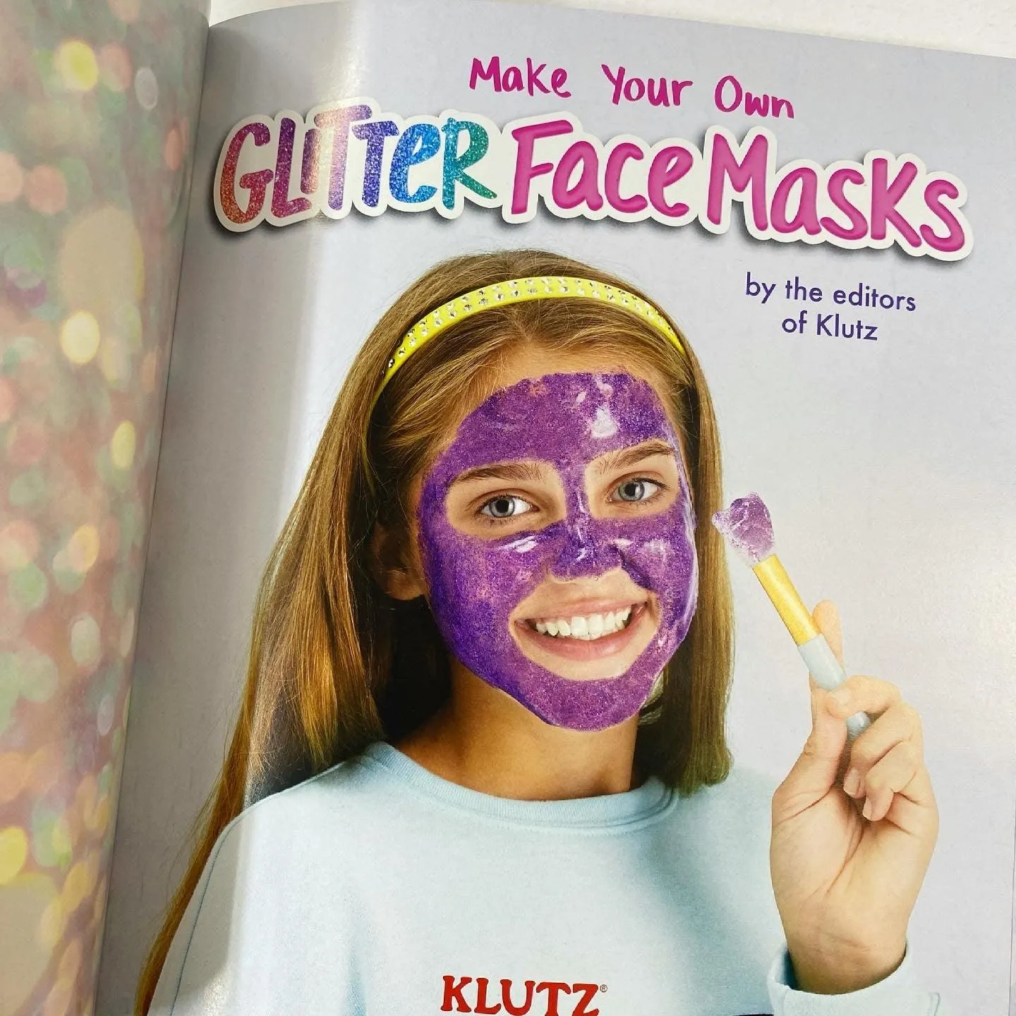 Klutz Make Your Own Glitter Face Masks