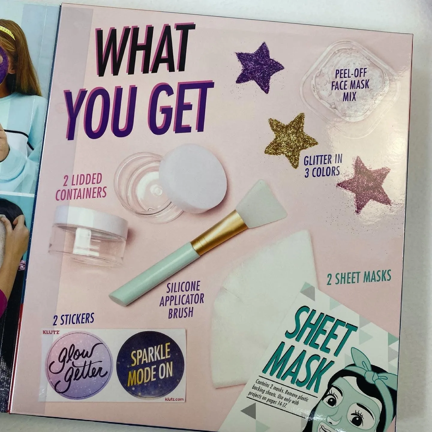 Klutz Make Your Own Glitter Face Masks